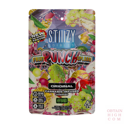 Fruit Punch Splash Stiiizy Hybrid Gummies
